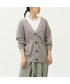 HOUSE OF LOTUS / ハウス オブ ロータス カーディガン・ボレロ | リネンシルクビッグVカーディガン