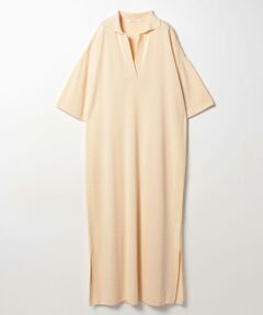 HOUSE OF LOTUS / ハウス オブ ロータス ワンピース | コットンモダールポロカラーワンピース