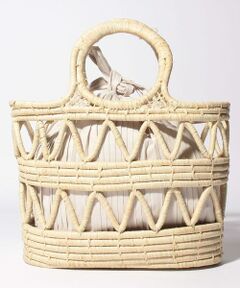 Ele' Sac　DARN RAFFIA BASKET