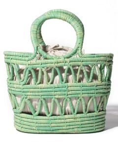 Ele' Sac　DARN RAFFIA BASKET