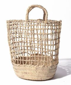 HOUSE OF LOTUS / ハウス オブ ロータス かごバック | クロス編みバスケットS