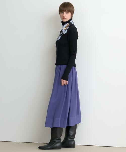 HOUSE OF LOTUS / ハウス オブ ロータス スカート | シルクデシンボトムタックギャザースカート | 詳細10