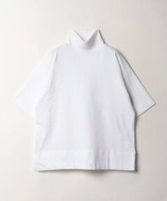 5分袖ハイネックTシャツ