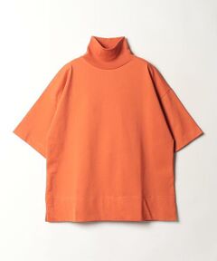 5分袖ハイネックTシャツ