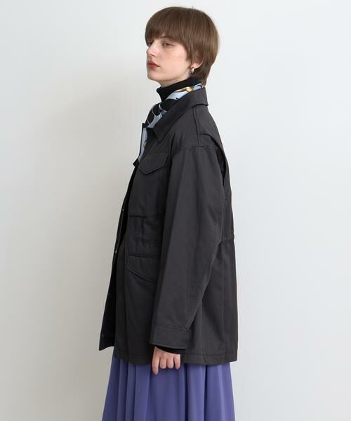 LOUNGEDRESS ミリタリーサテンブルゾン LOUNGEDRESS（ラウンジドレス）の「ミリタリーサテンブルゾン