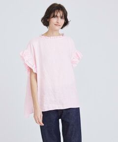 HOUSE OF LOTUS / ハウス オブ ロータス シャツ・ブラウス | リネンフリルブラウス