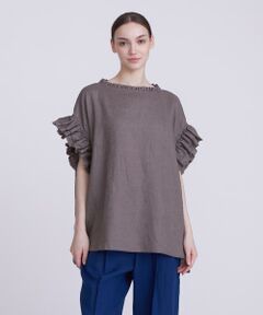 HOUSE OF LOTUS / ハウス オブ ロータス シャツ・ブラウス | リネンフリルブラウス