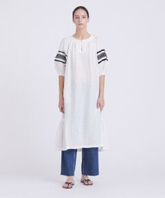 60/1リネンエンブロイダリーワンピース