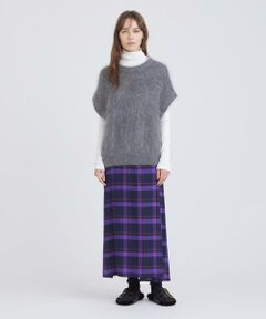 HOUSE OF LOTUS / ハウス オブ ロータス スカート | チェックタックベルトフレアスカート
