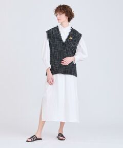 HOUSE OF LOTUS / ハウス オブ ロータス その他アウター | モノトーンツイード2WAYジレ