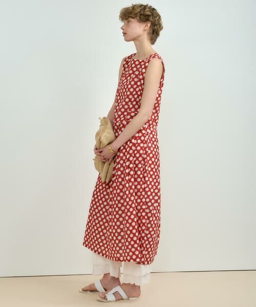 HOUSE OF LOTUS / ハウス オブ ロータス ワンピース | ドットプリントノースリーブワンピース | 詳細2