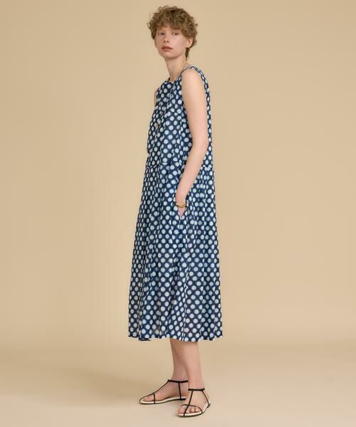 house of lotusハウスオブロータスドットプリントワンピース シルクドットプリントワンピース ｜ハウス オブ ロータス＜HOUSE