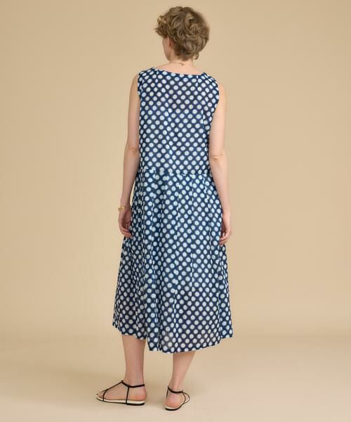 HOUSE OF LOTUS / ハウス オブ ロータス ワンピース | ドットプリントノースリーブワンピース | 詳細7