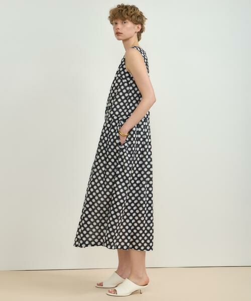 HOUSE OF LOTUS / ハウス オブ ロータス ワンピース | ドットプリントノースリーブワンピース | 詳細9