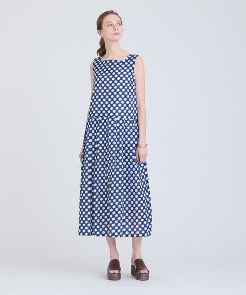 HOUSE OF LOTUS / ハウス オブ ロータス ワンピース | ドットプリントノースリーブワンピース | 詳細23