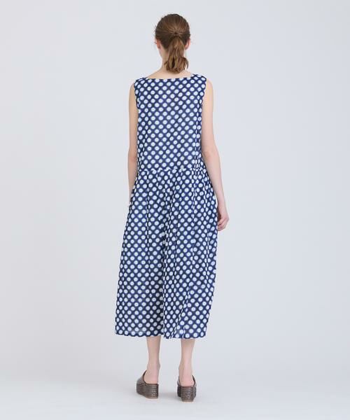 HOUSE OF LOTUS / ハウス オブ ロータス ワンピース | ドットプリントノースリーブワンピース | 詳細24