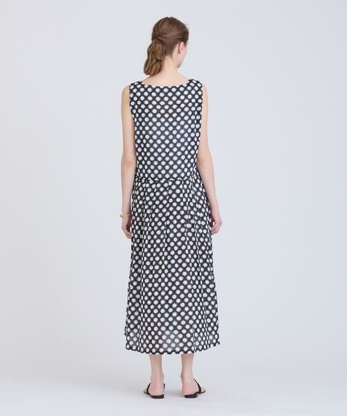 HOUSE OF LOTUS / ハウス オブ ロータス ワンピース | ドットプリントノースリーブワンピース | 詳細26