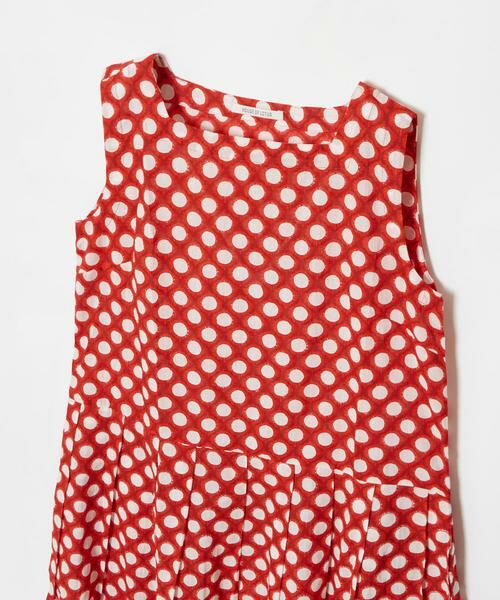 HOUSE OF LOTUS / ハウス オブ ロータス ワンピース | ドットプリントノースリーブワンピース | 詳細28