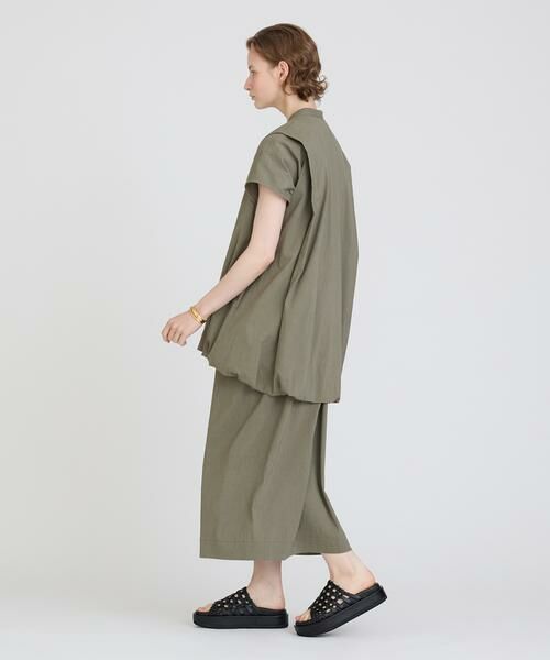 HOUSE OF LOTUS / ハウス オブ ロータス ベスト | コットンリネンブレンドバルーンジレ | 詳細10