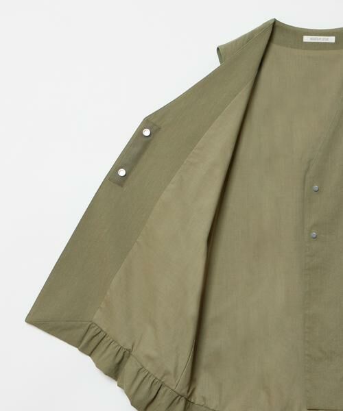 HOUSE OF LOTUS / ハウス オブ ロータス ベスト | コットンリネンブレンドバルーンジレ | 詳細12