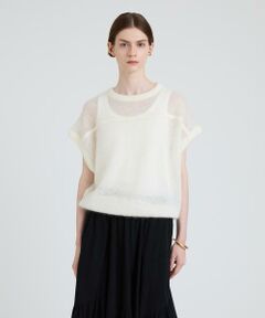 HOUSE OF LOTUS / ハウス オブ ロータス ニット・セーター | モヘヤニットノースリーブ