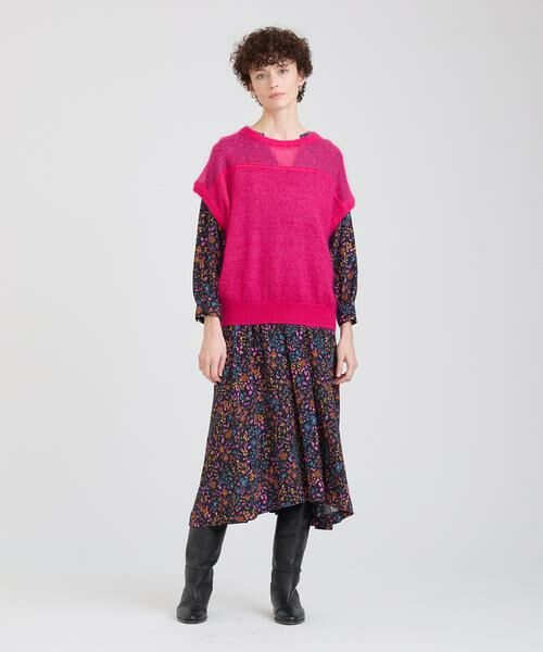 HOUSE OF LOTUS / ハウス オブ ロータス ニット・セーター | モヘヤニットノースリーブ | 詳細11