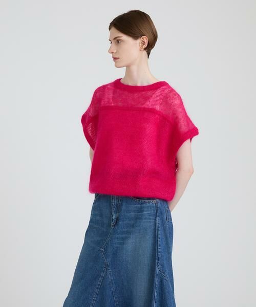 HOUSE OF LOTUS / ハウス オブ ロータス ニット・セーター | モヘヤニットノースリーブ | 詳細12