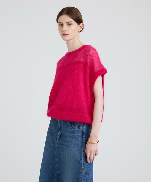 HOUSE OF LOTUS / ハウス オブ ロータス ニット・セーター | モヘヤニットノースリーブ | 詳細13