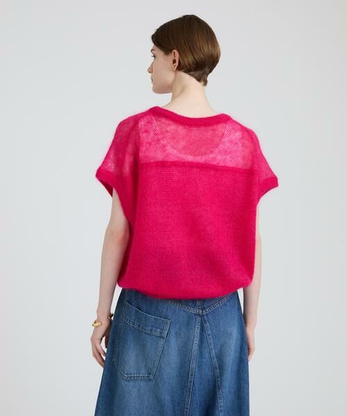 HOUSE OF LOTUS / ハウス オブ ロータス ニット・セーター | モヘヤニットノースリーブ | 詳細15