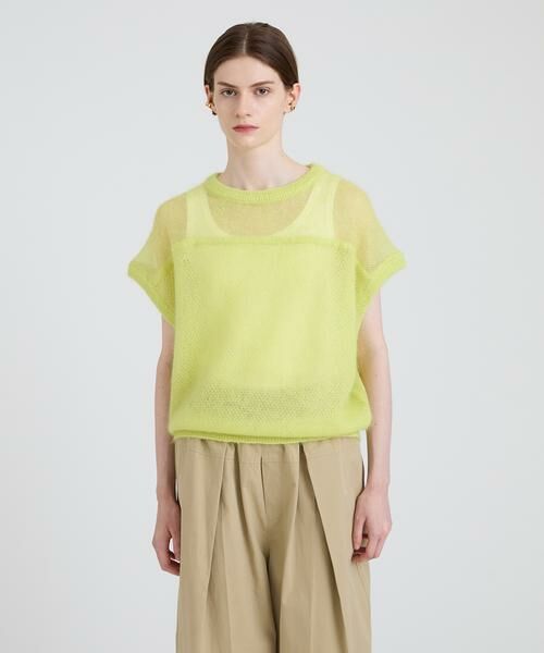 HOUSE OF LOTUS / ハウス オブ ロータス ニット・セーター | モヘヤニットノースリーブ | 詳細16