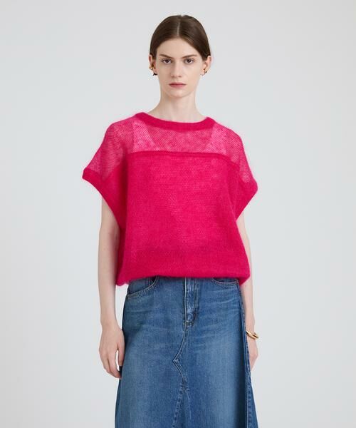 HOUSE OF LOTUS / ハウス オブ ロータス ニット・セーター | モヘヤニットノースリーブ | 詳細3