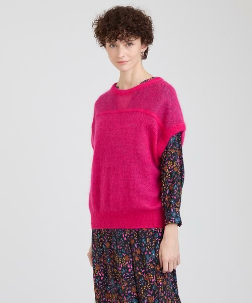 HOUSE OF LOTUS / ハウス オブ ロータス ニット・セーター | モヘヤニットノースリーブ | 詳細8