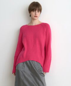 HOUSE OF LOTUS / ハウス オブ ロータス ニット・セーター | ウールナイロンバックタックプルオーバー