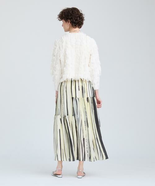 HOUSE OF LOTUS / ハウス オブ ロータス スカート | シルクストライプスカート | 詳細2