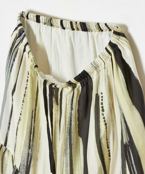 HOUSE OF LOTUS / ハウス オブ ロータス スカート | シルクストライプスカート | 詳細8