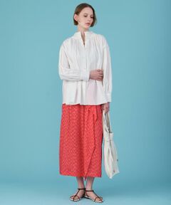 254y*美品 ハウスオブロータス ボイルサークルシシュウパネルフレアスカート. 254y*美品 ハウスオブロータス ボイルサークルシシュウパネル