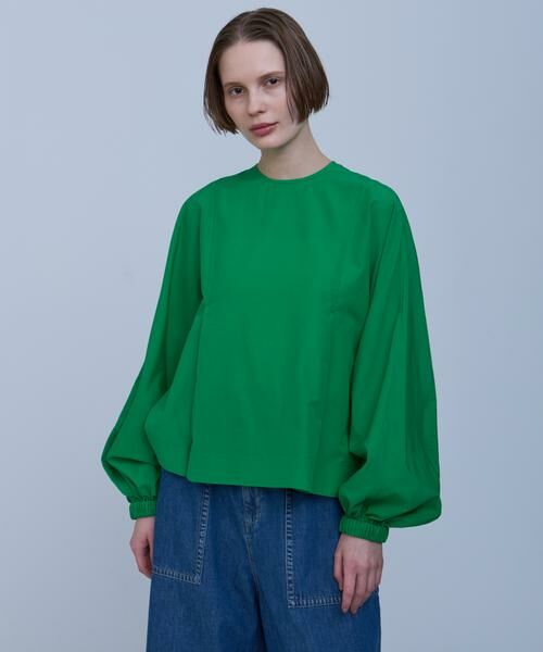 HOUSE OF LOTUS/ハウス オブ ロータス ポリエステルコットンローンブラウス グリーン 2 HOUSE OF LOTUS/ハウス オブ ロータス ポリエステルコットンローンブラウス グリーン 2