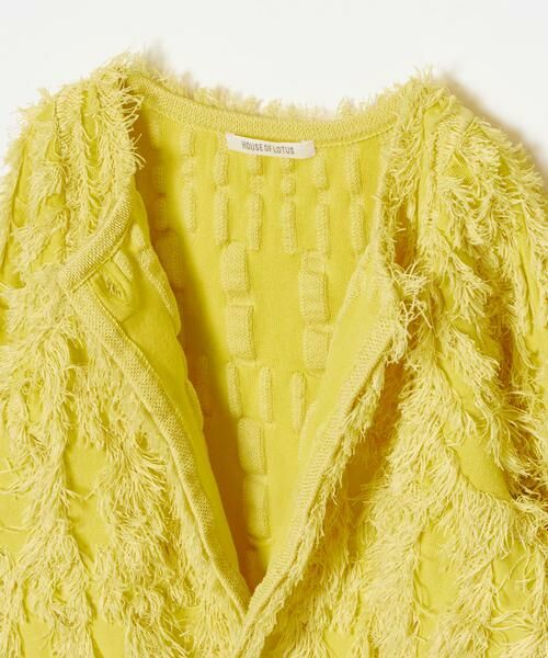 HOUSE OF LOTUS / ハウス オブ ロータス カーディガン・ボレロ | カットジャカードカーディガン | 詳細13