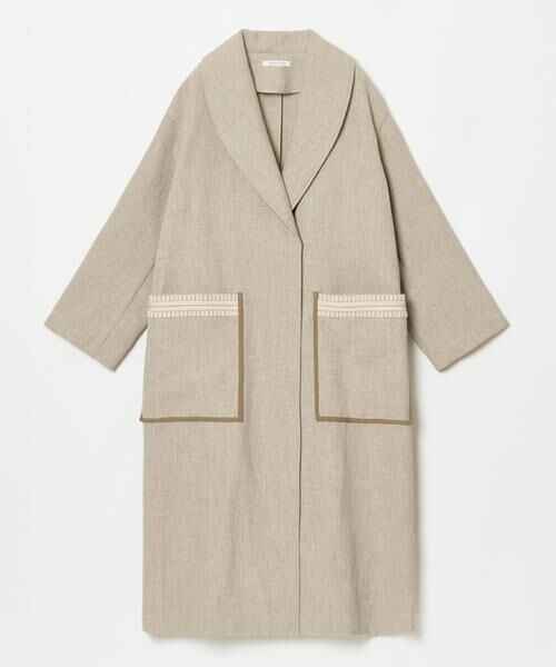 HOUSE OF LOTUS / ハウス オブ ロータス その他アウター | コードエンブロイダリーショールカラーコート | 詳細10