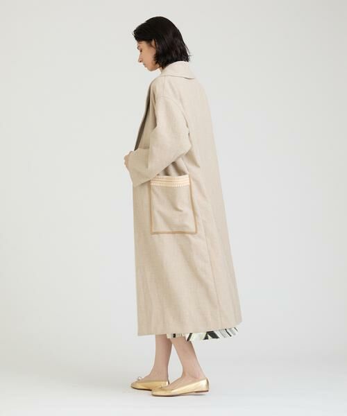 HOUSE OF LOTUS / ハウス オブ ロータス その他アウター | コードエンブロイダリーショールカラーコート | 詳細2