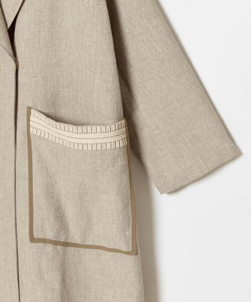 HOUSE OF LOTUS / ハウス オブ ロータス その他アウター | コードエンブロイダリーショールカラーコート | 詳細5