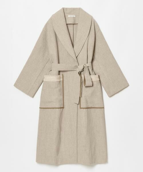 HOUSE OF LOTUS / ハウス オブ ロータス その他アウター | コードエンブロイダリーショールカラーコート | 詳細7