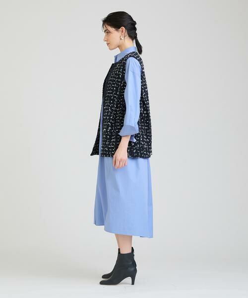 HOUSE OF LOTUS / ハウス オブ ロータス ベスト | フラッグモールファンシーサイドタックジレ | 詳細12