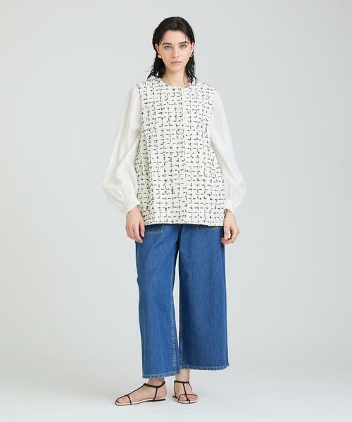 HOUSE OF LOTUS / ハウス オブ ロータス ベスト | フラッグモールファンシーサイドタックジレ | 詳細3