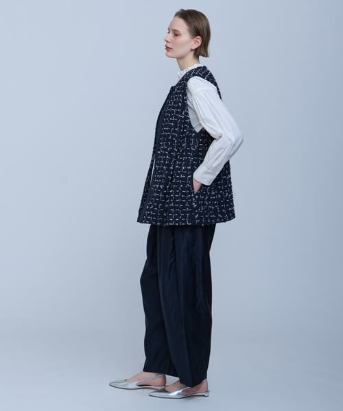 HOUSE OF LOTUS / ハウス オブ ロータス ベスト | フラッグモールファンシーサイドタックジレ | 詳細9