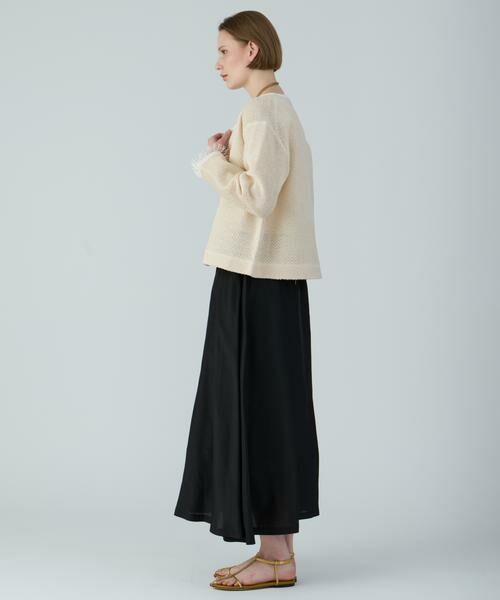 HOUSE OF LOTUS / ハウス オブ ロータス スカート | シルクハブタエフレアスカート | 詳細12