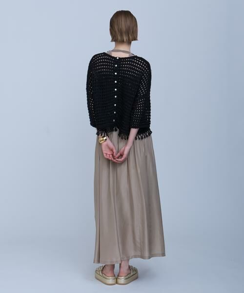 HOUSE OF LOTUS / ハウス オブ ロータス スカート | シルクハブタエフレアスカート | 詳細5