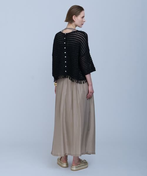 HOUSE OF LOTUS / ハウス オブ ロータス スカート | シルクハブタエフレアスカート | 詳細6