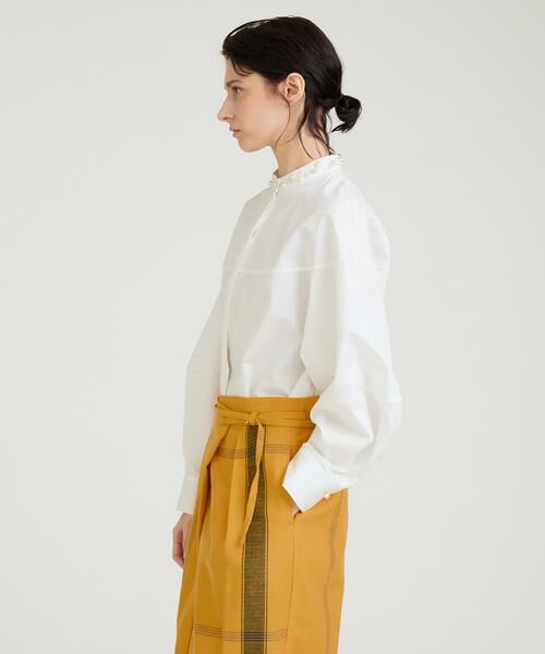 HOUSE OF LOTUS / ハウス オブ ロータス シャツ・ブラウス | コットンサテンランダムパールシャツ | 詳細1