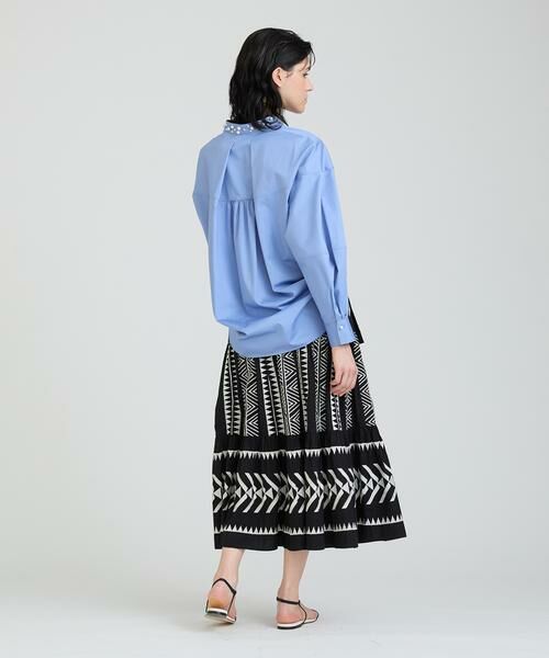 HOUSE OF LOTUS / ハウス オブ ロータス シャツ・ブラウス | コットンサテンランダムパールシャツ | 詳細22